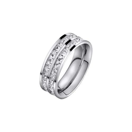 OWO Кольца из титанового стального циркона унисекс