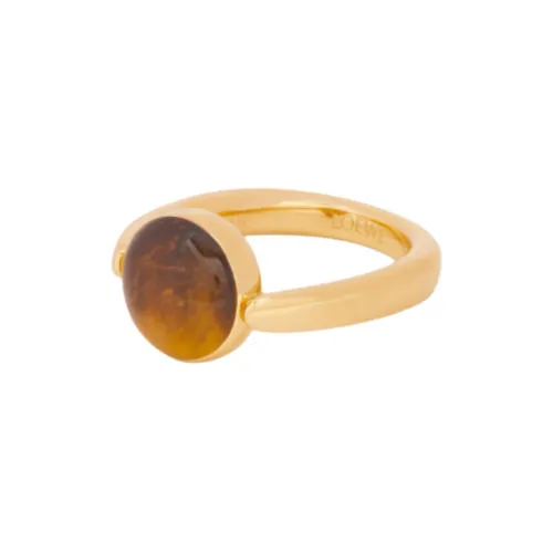 LOEWE Серебряные Кольца с камнем тигрового глаза Женские Золото