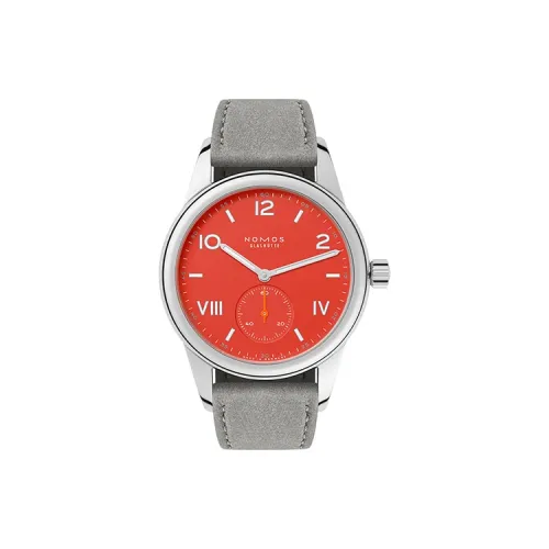 NOMOS Механизм с ручным заводом Мужские часы 38,5 мм Красный