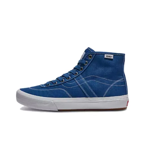Vans Crockett High Топ Скейтборд Кроссовки Унисекс Синий