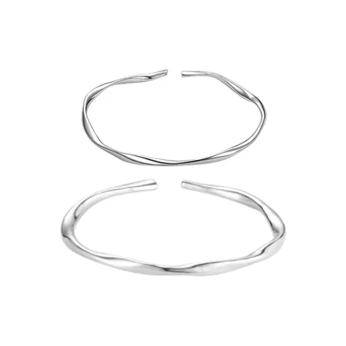 DAISY BEAUTY Медные браслеты унисекс серебряные