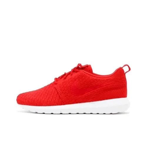 Nike Roshe NM Дышащий Низкий Топ Тренировочные Беговые Кроссовки Унисекс Красный