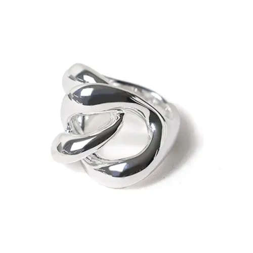 JIL SANDER Латунь Кольца Женское Серебро