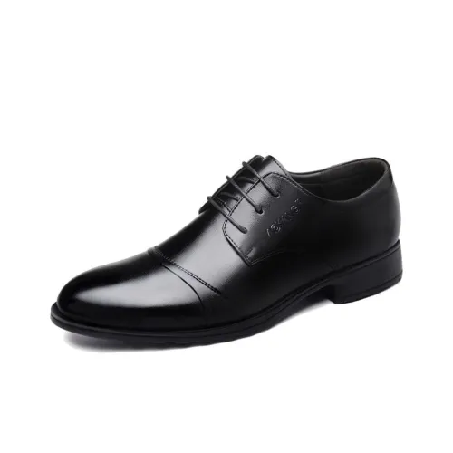 AOKANG Скрытый клин Обувь Туфли Мужские Черный Коричневый