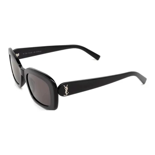 SAINT LAURENT Ацетат Нерегулярная форма Солнцезащитные очки Женские Черный