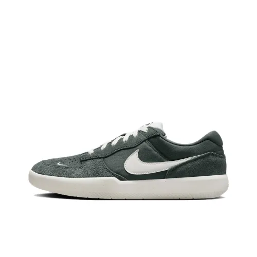 Nike SB Force 58 Low Топ Скейтборд Кроссовки Унисекс Белый Зеленый
