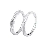 Мобиус Пара Кольцо (Серебро S925)