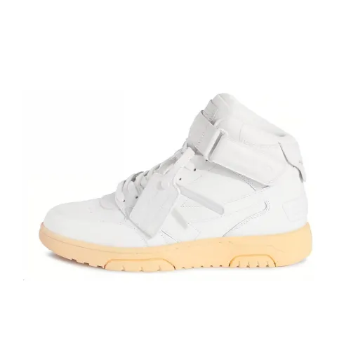 Off Белый Out Of Office Высокие Кроссовки для скейтбординга Мужские Белые