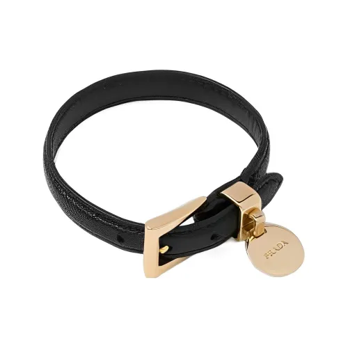 PRADA Кожа Браслеты Черные Женские