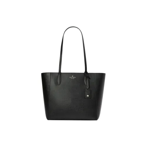 Kate Spade Saffiano кожа с ПВХ тоут сумка сумка для покупок сумка сумка через плечо женская черная