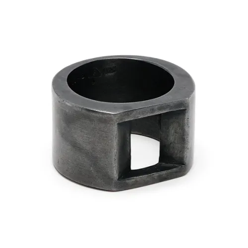 Parts Of Four Oxidized Серебряные Кольца Мужские Черные