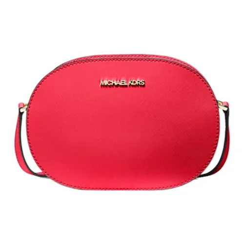 MICHAEL KORS Jet Set Travel Saffiano кожа через плечо сумка среднего размера женская красная