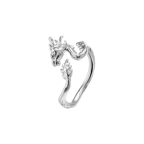 CAROMAY Медный сплав кольца Женское серебро