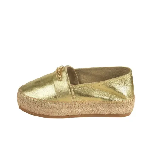 MOSCHINO Эспадрильи Женские Золотые