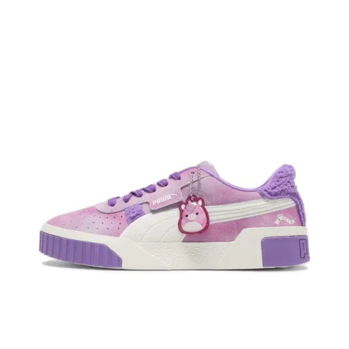 SQUISHMALLOWS X PUMA Cali Series Low Топ Скейтборд Кроссовки Женские Фиолетовый Белый
