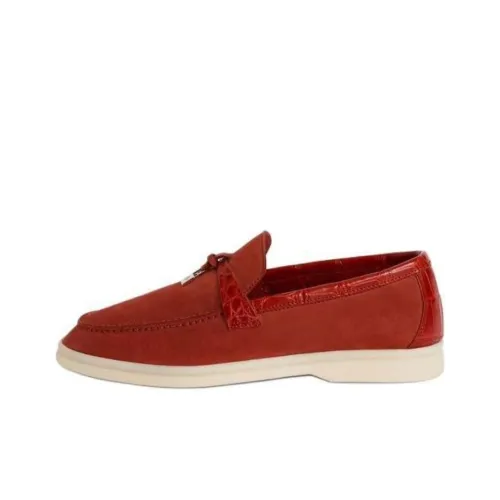 Loro Piana Лоферы Красный Женские