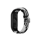 День Персонаж Пуговица Ткань вязаная Один круг - Черно-белый