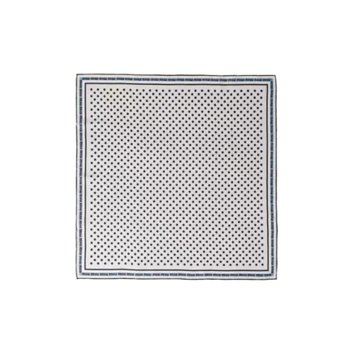 MIU MIU Шелковые шарфы Женские Белый