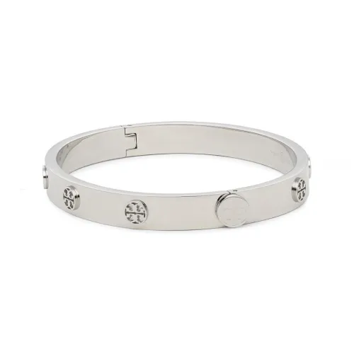 Tory Burch Браслеты из нержавеющей стали, серебряные, женские