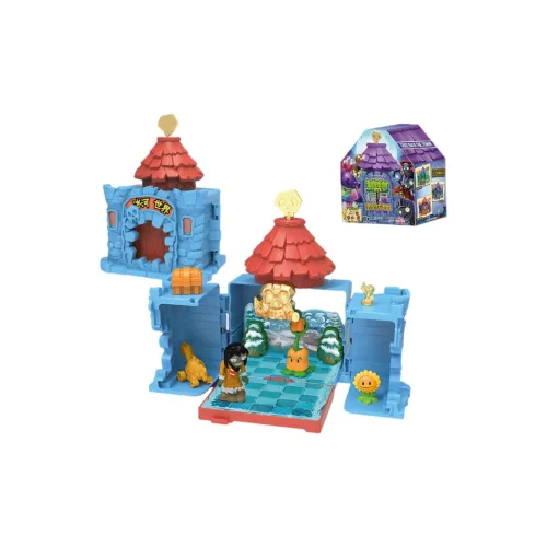 AULDEY Растения против зомби Фортеца Защита Пистолет для фасоли Гигант Полный комплект Слепые коробки Один Mystery Коробка Целая коробка 6 шт