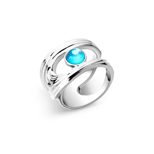 WEALTHYBOO Кольца из меди с родиевым покрытием женские