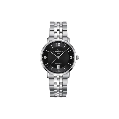 Certina Автоматический Механический Механизм Мужские Часы 38 мм Черный
