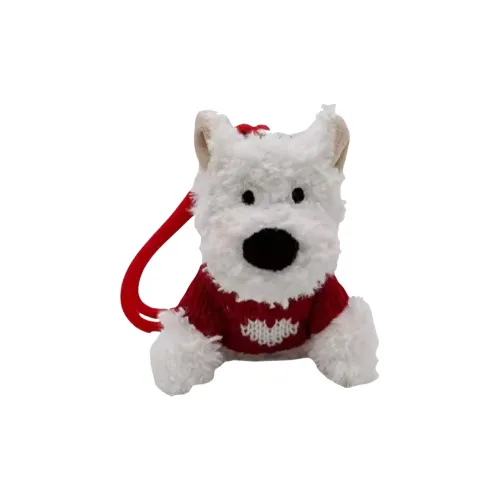 A Little Tide To Play Вест-хайленд Белый Терьер Щенок Свитер Коллекция Куклы Плюшевый Брелок 12 см Высота