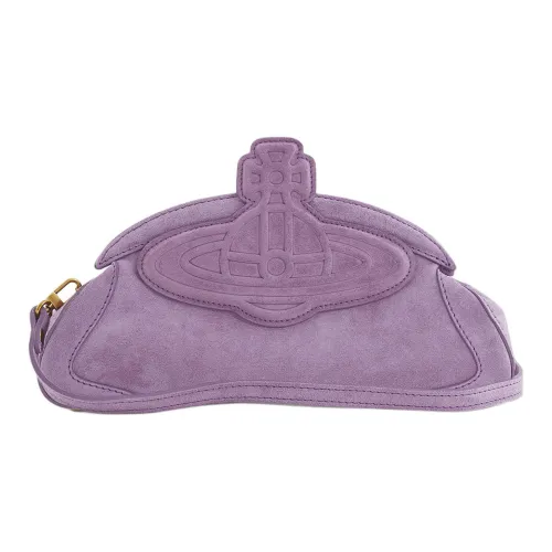 Vivienne Westwood Suede Clutch Women's Lilac