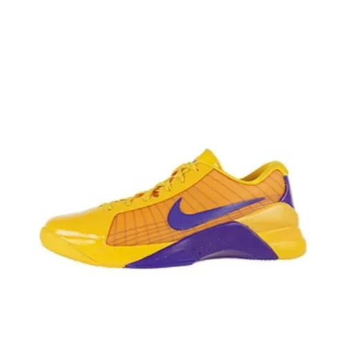 Nike Hyperdunk Low Амортизация Износостойкий MID Топ Баскетбольные кроссовки Унисекс Желто-фиолетовый