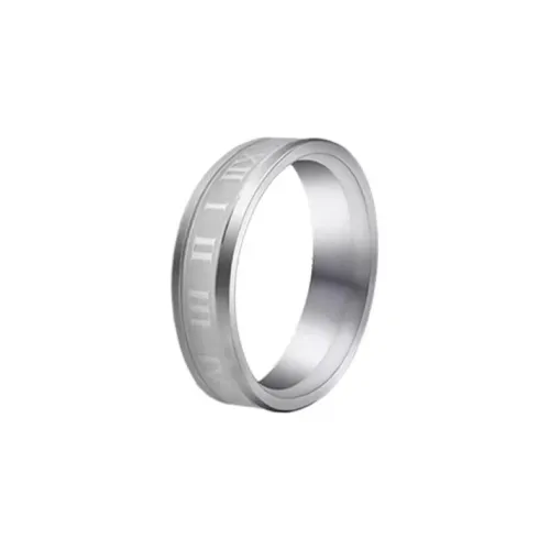 Келанси Кольца из титанового стального сплава Мужские Серебряный Черный Золотой