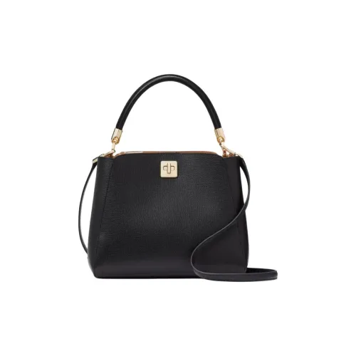 Kate Spade GRAIN LEATHER Сумка Сумка через плечо Сумка через плечо Большая Женская Черная