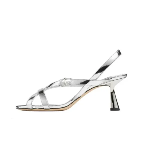 Jimmy Choo One Ремень Сандалии Женские Серебряные