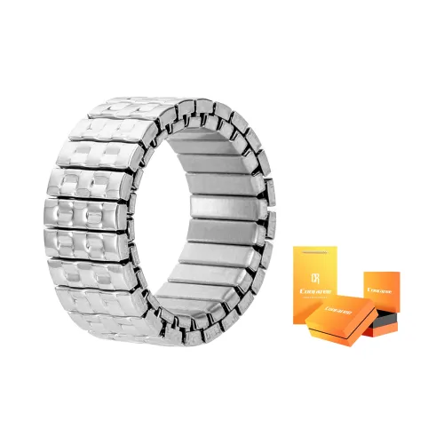 Cooraree Кольца из титанового стального сплава Унисекс