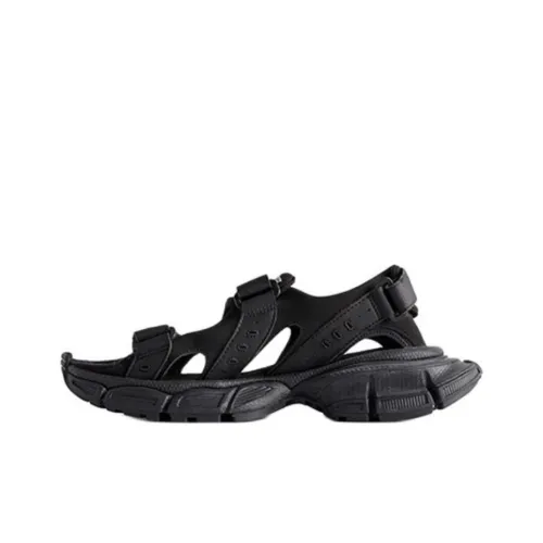 Balenciaga 3XL Пляжные сандалии Мужские Черные