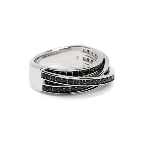 TOM WOOD Spinels Экологичный Переработанный Серебряный Кольца Мужские Серебряный