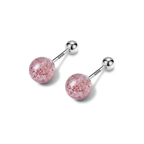 AWD Crystal Nefrit Stud Earrings Женские