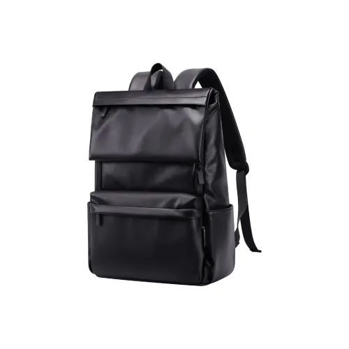 GOLF Синтетическая кожа 15,6 дюйма Компьютер Выпускной Рюкзак Большой Мужской Черный