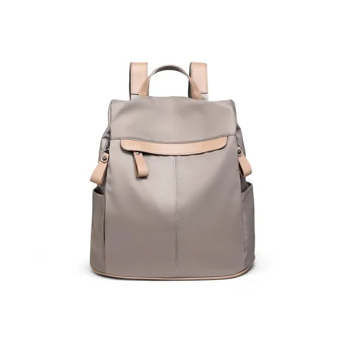 PT'SON Oxford Рюкзак Женские Черный Абрикос