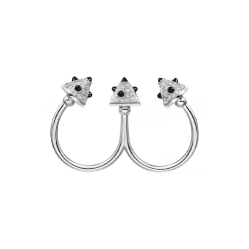 Кольца Cartier 18K White Gold Unisex Silver