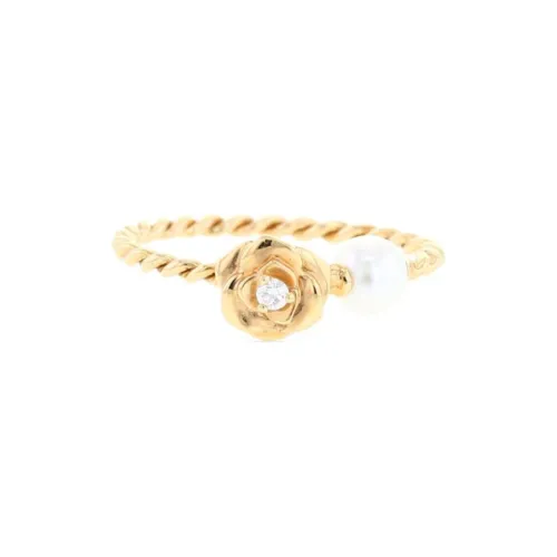 PIAGET Pearl Gold Diamond Rings Women's Gold