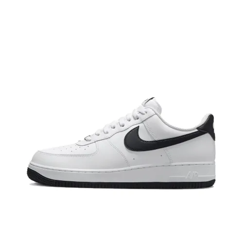 Nike Air Force 1 Low Топ Скейтборд Кроссовки Мужские Черно-Белые