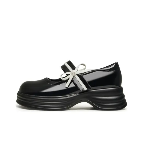 teenmix Бант Mary Jane Нестандартный каблук Туфли Мэри Джейн Женские