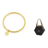 Древний браслет с медальоном + Эксклюзивная черная и золотая подарочная коробка