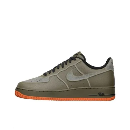 Nike Air Force 1 Амортизация Износостойкие Низкие Кроссовки для Скейтбординга Унисекс Умбра