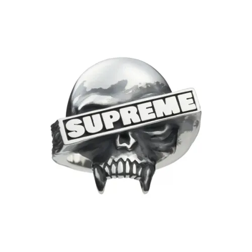Supreme Серебряные Кольца Унисекс Серебряные