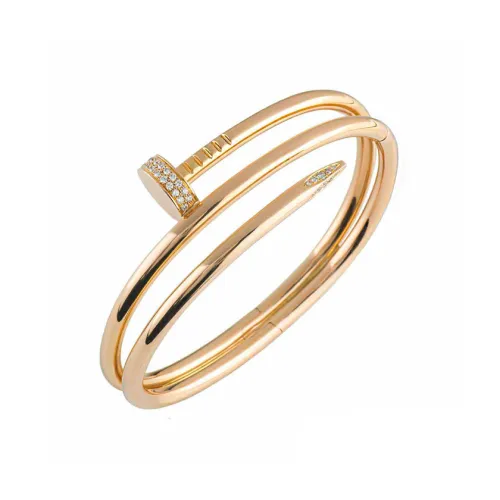 Cartier 18K Rose Gold Bangles Unisex Картье 18К Розовое Золото Браслеты Унисекс