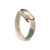Morandi Color Block Strap-Cyan Orange