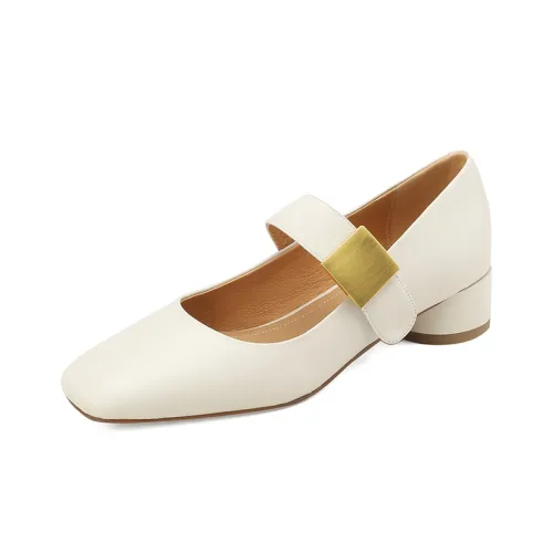 Echo yolo Грубый каблук Туфли Мэри Джейн 3,5 см Женские