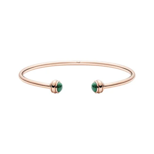 PIAGET 18К Розовое золото с малахитом женские браслеты из розового золота