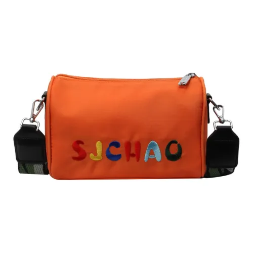 ALOENEY Композитная ткань Сумка через плечо Сумка на плечо Стандартная Женская Апельсин Collide Черный